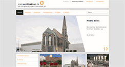 Desktop Screenshot of koelnarchitektur.de