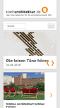 Mobile Screenshot of koelnarchitektur.de